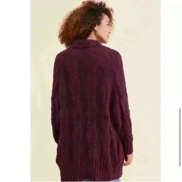 FREE PEOPLE Expresso Cable Long Cardigan - Picture 2 of 7